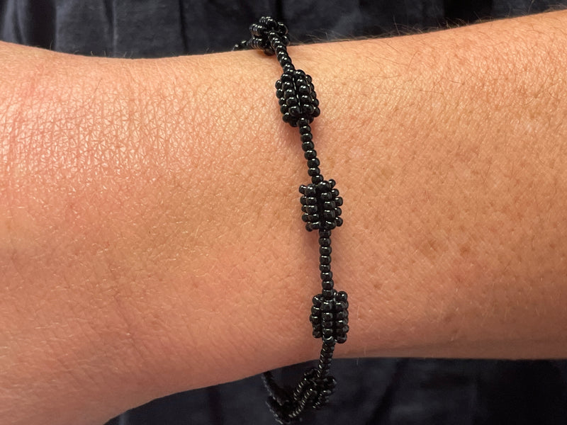 Bracelet - beaded black