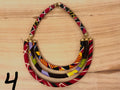Necklace - Kitenge 3 row