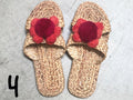 Hyacinth pom pom sandals size 39/40 - women's 8-9