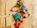 Hanging elephant - bead and flower