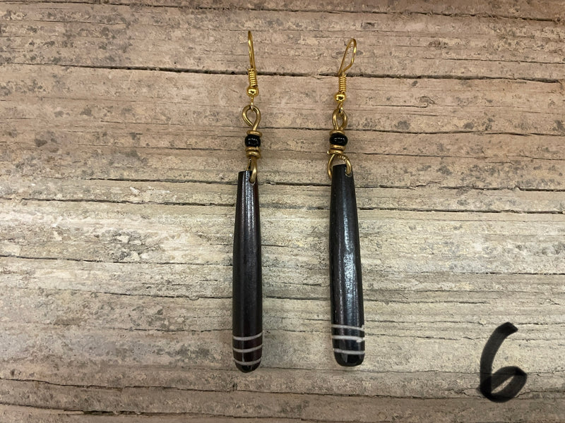 Earrings - bone trendy