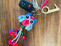 Owl - hanging key - MULTIPLE COLORS