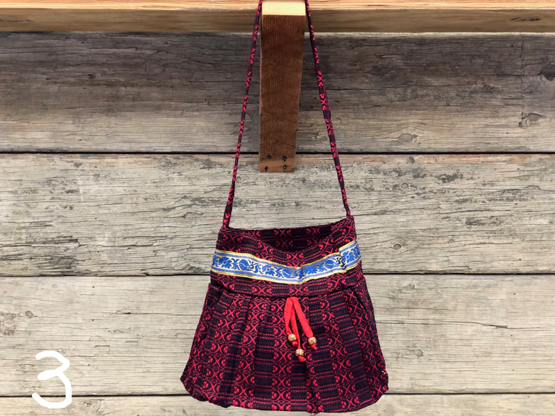 Purse - woven w/ribbon