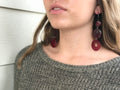 Earrings Cowhorn Long 3 Drop