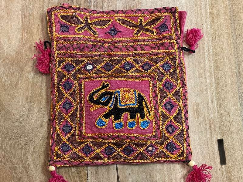 Passport - elephant embroidery