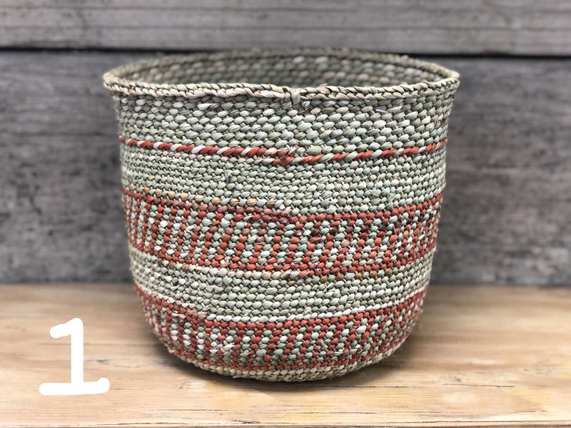 Iringa Striped Baskets - Medium