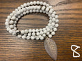 Necklace - Stone & Silver pendant - MORE COLORS