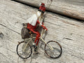 Ornament - Santa on bike