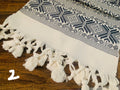 Silk and cotton table runner - MORE COLORS