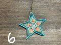 Ornament - paper mache star - med