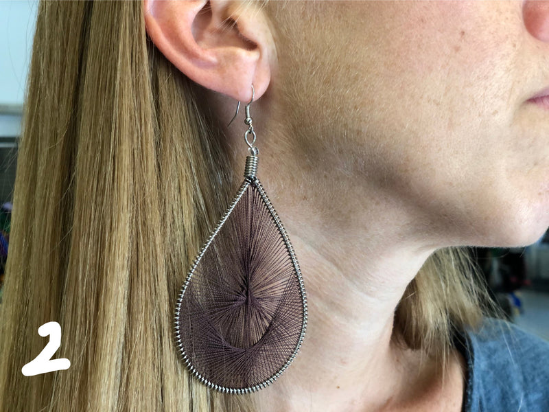 Earrings - threaded lg