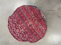Pillow cover - round Kantha
