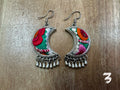 Earring - Silver vintage Hmong