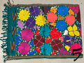 Embroidered flower table runner sm