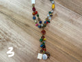 Necklace - Mixed Bead Joint with Charms