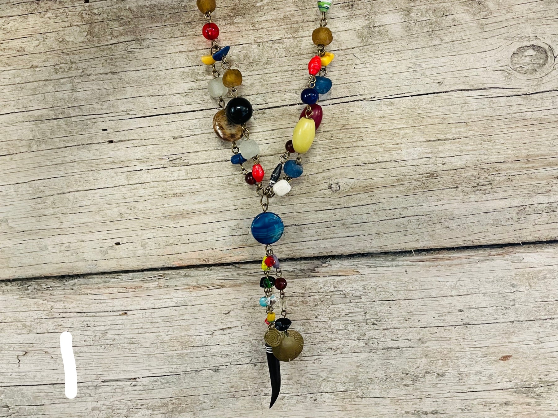 Mixed bead necklace