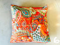 Kantha Pillow case - Birds & Paisely