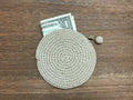 Hemp coin purse - circle