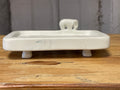 Soapstone - elephant soap dish