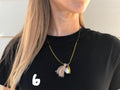 Tassel & gem necklace - MORE COLORS
