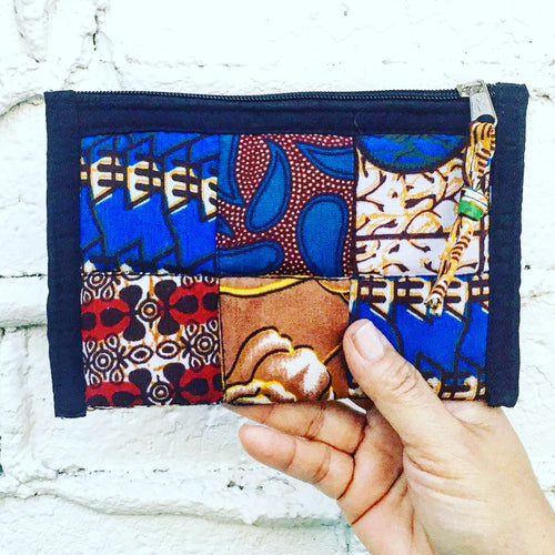 Quilted Kitenge Wallet
