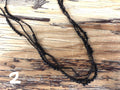 Necklace - Wax w/ Stones 3 Strands