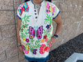 Tunic - Embroidered Butterfly ONE OF A KIND