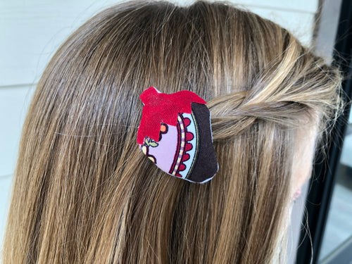 Stuffed Hair clip - Strawberry
