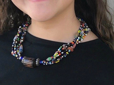 545 Carats - Natural Ruby & Sapphire Gemstone Beads Necklace (RUBYNAT- –  TARUNA BIYANI®