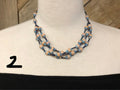 Magazine bead necklace -short multi  MORE COLORS
