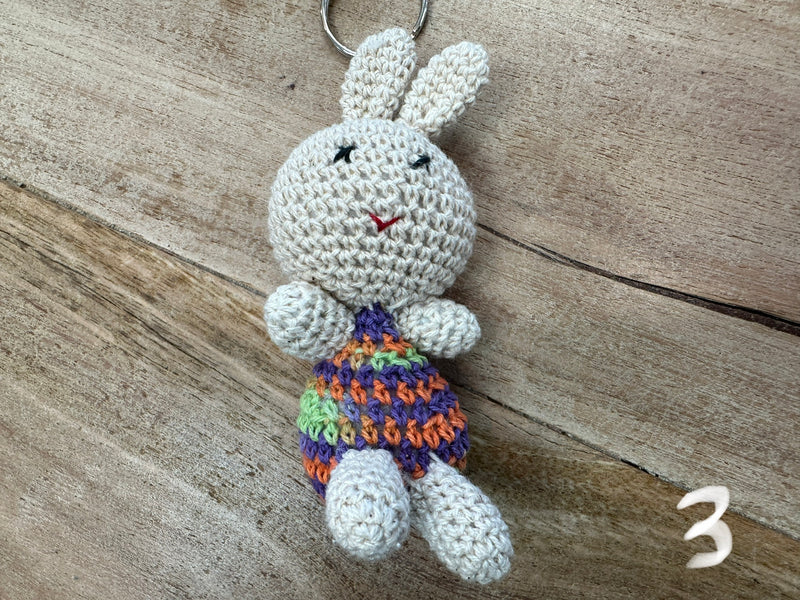 Keychain - Bunny Crochet