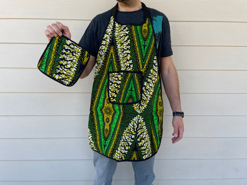 Apron & Hotpad Set - Kitenge