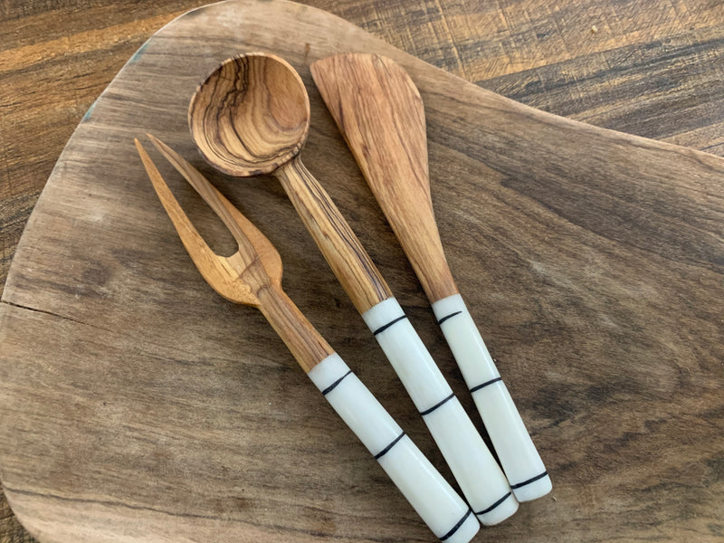 Wood & Bone Utensil Sets