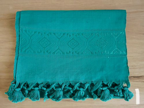 Silk and cotton table runner - MORE COLORS