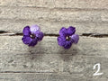 Earring- thread flowers