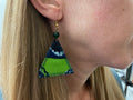 Earrings - kitenge geo