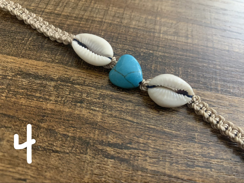 Cowrie Shell Bracelet - MORE COLORS