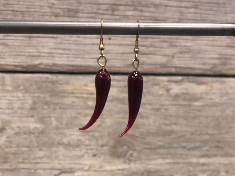 Earrings - chili pepper