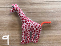 Stuffed Animal Hairclip - Giraffe