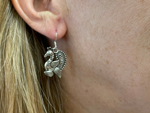 Earrings - Metal Deluxe Peacock