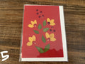 Card - nature flowers