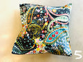 Kantha Pillow case - Birds & Paisely