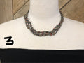 Magazine bead necklace -short multi  MORE COLORS