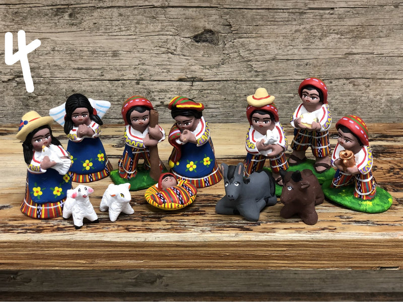 Ceramic Nativity Set Medium