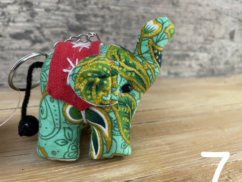 Keychain - Stuffed Elephant