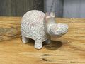 Soapstone hippo textured