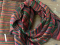 Fine weave footloomed shawl