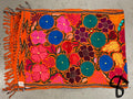 Embroidered flower table runner - SM
