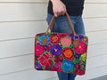 Speedy bag - embroidered flower