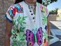 Tunic - Embroidered Butterfly ONE OF A KIND